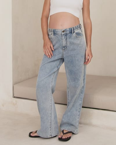 Soon Maternity Relaxed Wide Leg Jeans