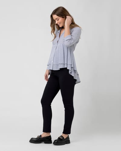 Ripe Maternity Suzie Super Straight Pant Navy