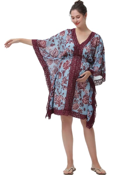 Kimi + Kai Kimi + Kai Maternity "Ariana" Boho Dress