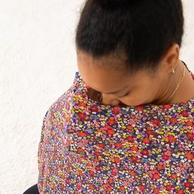 Milk & Baby Midnight Petals Nursing Cover