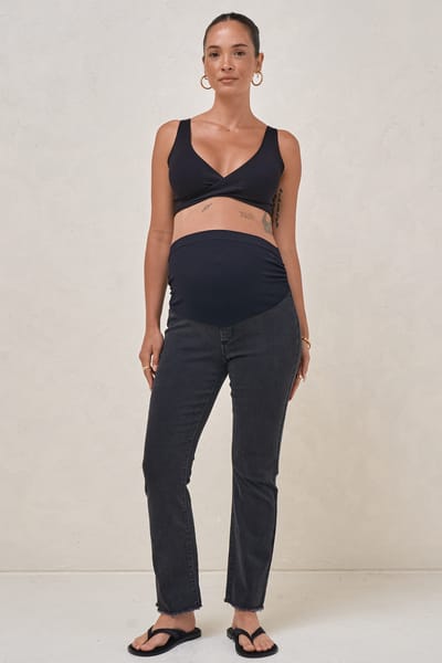 BAE The Label As It Was Kick Flare Maternity Jean*