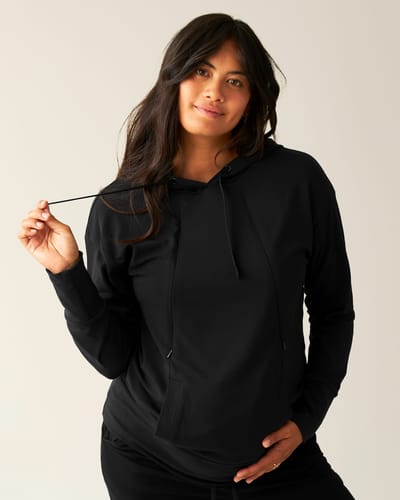 Kindred Bravely Brushed Bamboo Maternity & Nursing Hoodie
