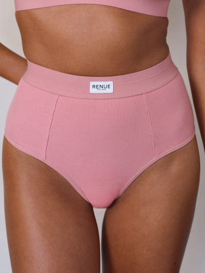 For The Creators High Rise Boy Brief in Dusty Pink