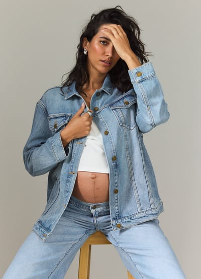 HATCH The Classic Maternity Jean Jacket