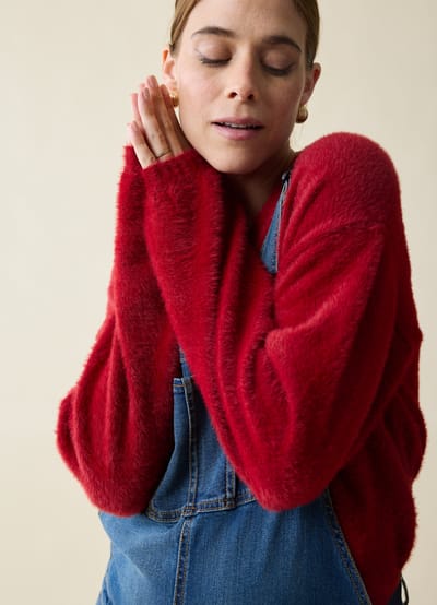 INGRID+ISABEL The Fluffy Maternity + Postpartum Sweater