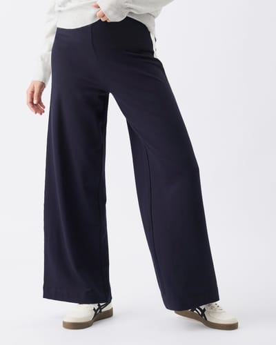 Ripe Maternity Ari Wide Leg Pant Midnight / White
