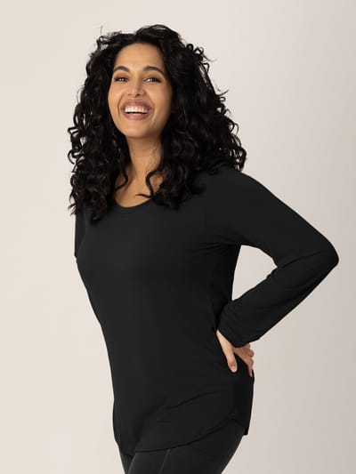 Milk & Baby Bamboo Maternity & Nursing Long Sleeve T-shirt