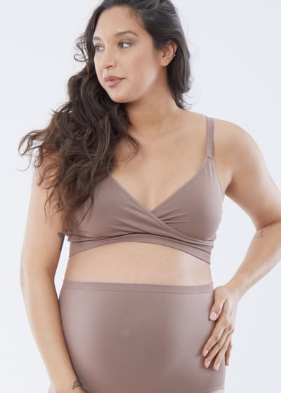 Ingrid+Isabel Cooling Crossover Nursing + Maternity Bra