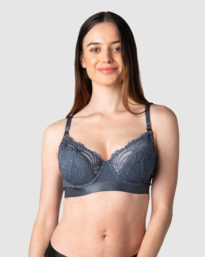 Hotmilk Lingerie Warrior Demi Nursing Bra - Slate