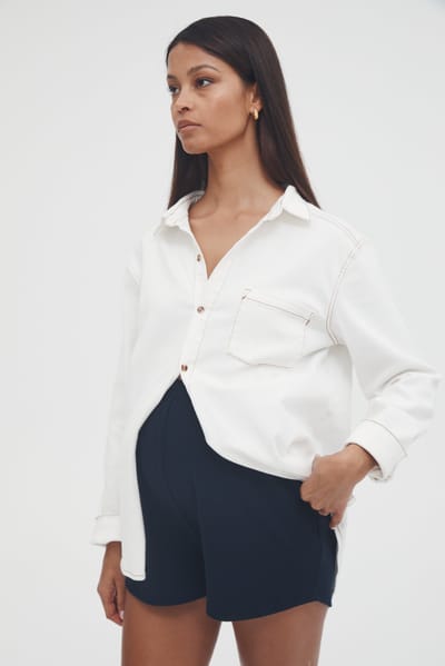 Legoe Heritage Soft Rib Shorts (Navy) - FINAL SALE