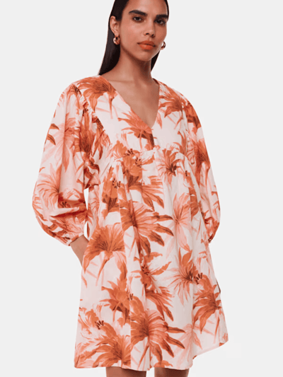 Whistles Honolulu Linen Blend Dress