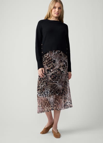 Ingrid+Isabel Ripe Maternity Savannah Mesh Midi Skirt