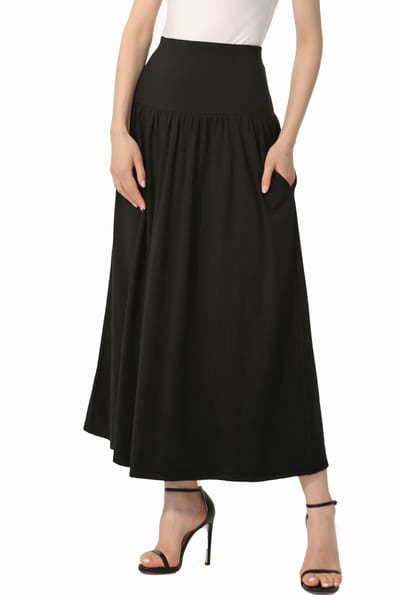 Kimi + Kai Kimi + Kai Women Tiered Maxi Skirt