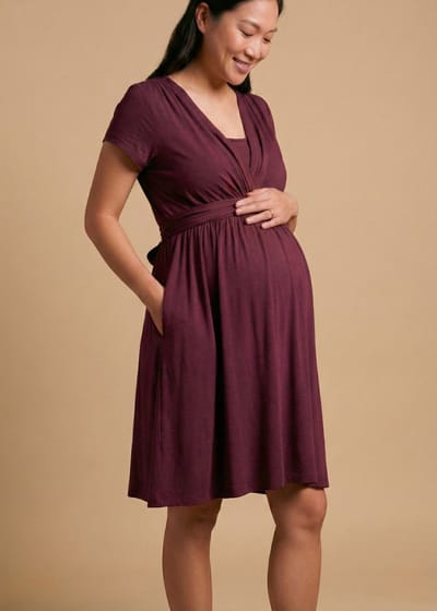 Lovemère Twilight Plum Ribbon Dress