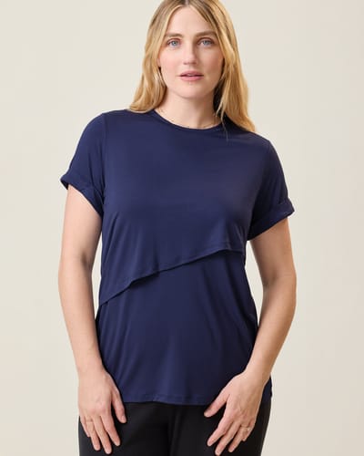 Kindred Bravely Asymmetrical Nursing T-shirt