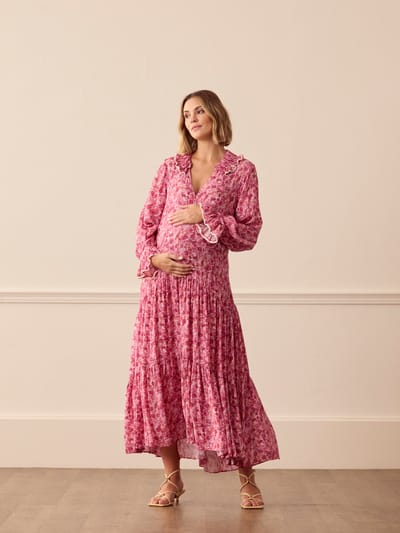 For The Creators Mali Crepe Midi Dress