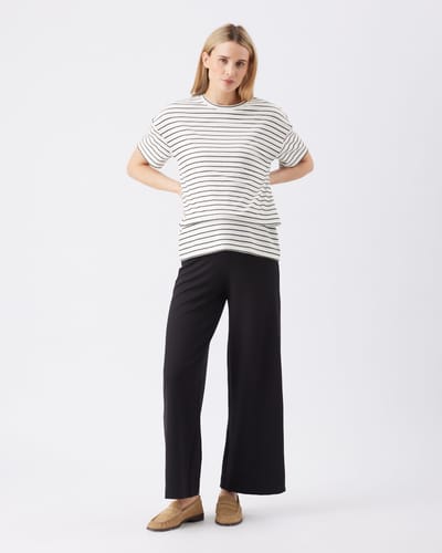 Ripe Maternity Isha Wide Leg Pant Black