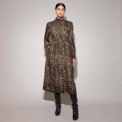 For The Creators Animal Funnel Neck Dress