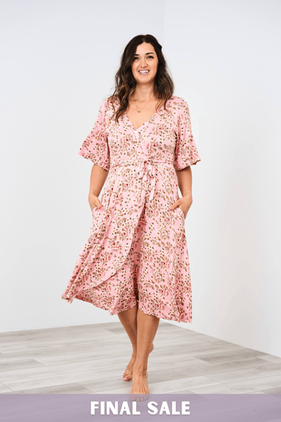 Latched Mama Latched Mama Labor & Postpartum Wrap Dress - Final Sale