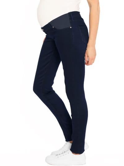 Angel Maternity Maternity Comfortable Stretch Slim Jeans in Navy