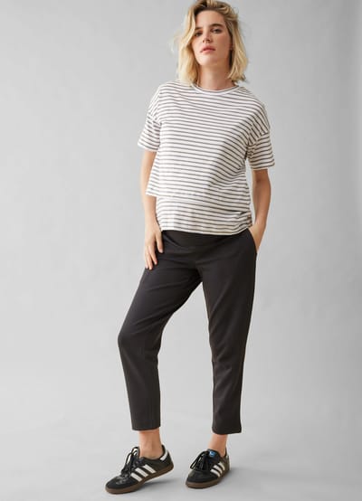 Ingrid+Isabel The Essential Black Ponte Maternity Pant