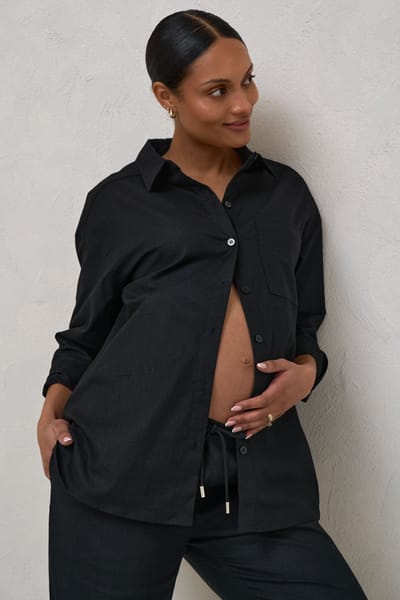 Bae the Label Timeless Relaxed Linen Shirt