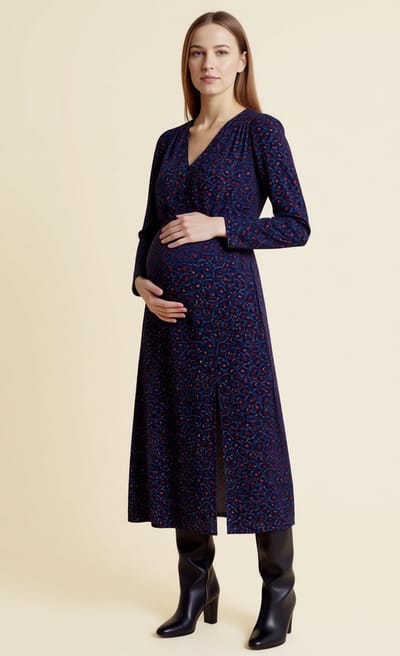 For The Creators Vintage Rose Shirred Shoulder Dress