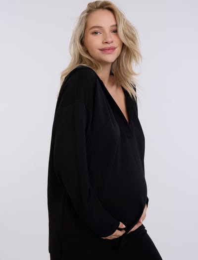 Motherhood Maternity Scuba Hoodie