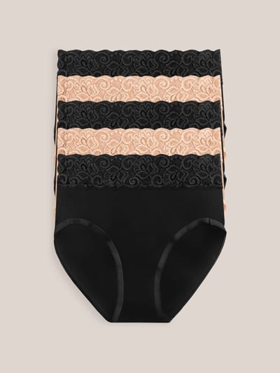 Milk & Baby High-Waisted Postpartum Underwear Pack | Assorted Neutrals