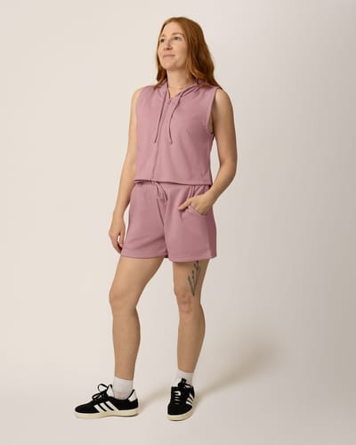 Kindred Bravely French Terry On the Go Short | Light Mauve