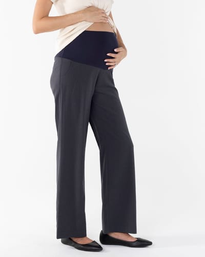 Angel Maternity Mid Waist Maternity Relax Woven Pants