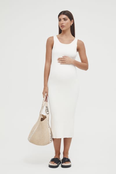 LEGOE. HERITAGE Coastline Knit Dress II (Ivory) - FINAL SALE