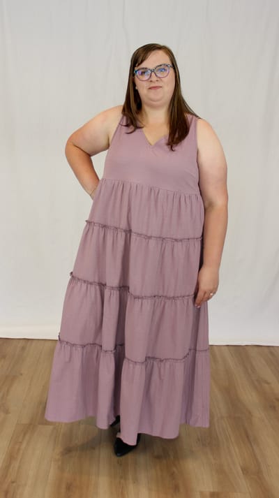 Close to the Heart V-Neck Maxi Dress