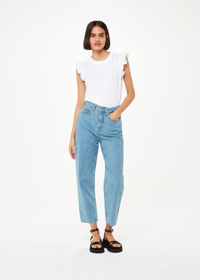 For The Creators Frill Cap Sleeve T-Shirt