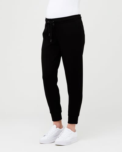 Ripe Maternity Super Soft Scuba Jogger Black