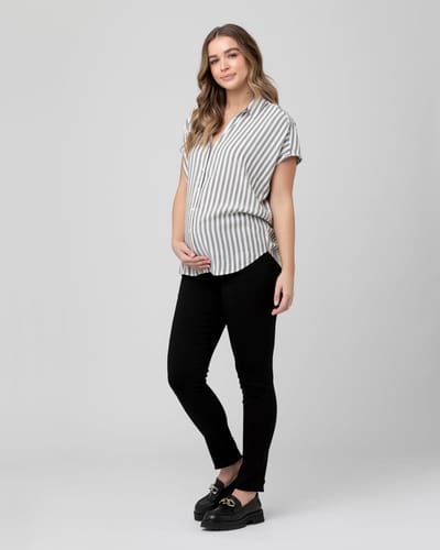 Ripe Maternity Suzie Super Straight Pant Black