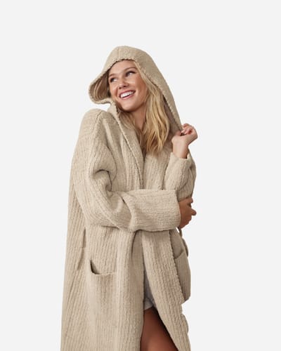 Sunday Citizen Ribbed Hooded Robe