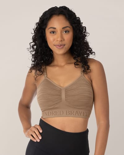 Kindred Bravely Sublime® Hands-Free Pumping & Nursing Bra | Latte