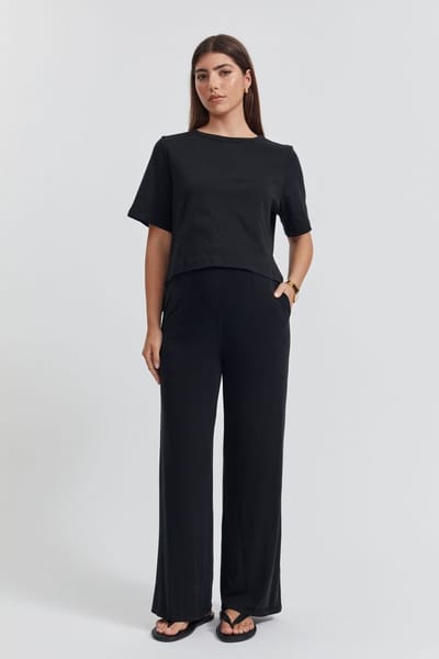 Legoe Heritage Gigi SS Organic Cotton Cropped Tee