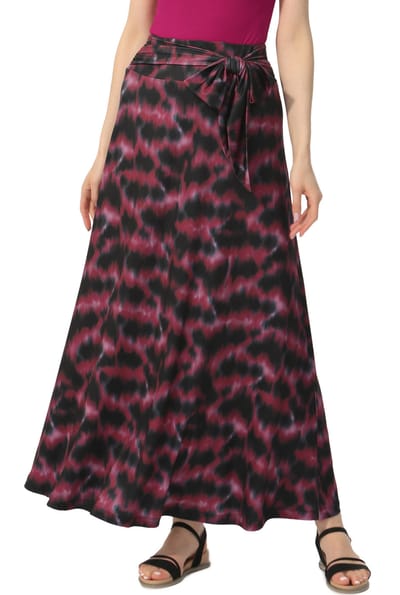 Kimi + Kai Kimi + Kai Women Belted Maxi Skirt