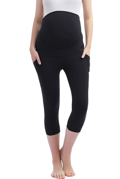 Kimi + Kai Kimi + Kai Maternity "Gwen" Belly Support Pocket Leggings ( 18.5" Inseam)