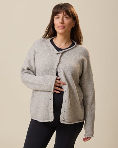 Kindred Bravely Ultra Soft Maternity & Postpartum Cardigan | Grey Heather