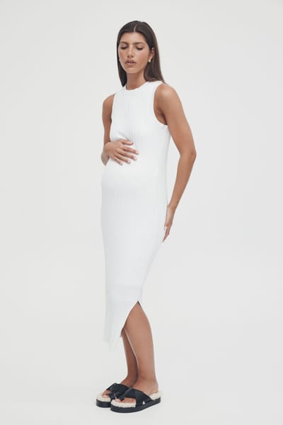 LEGOE. HERITAGE Luxe Shift Dress (White) - FINAL SALE