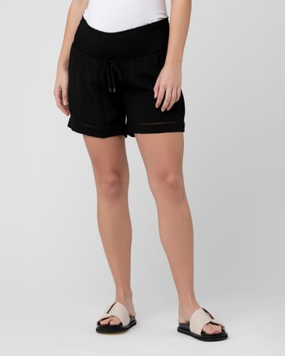 Ripe Maternity Cut It Out Short Black