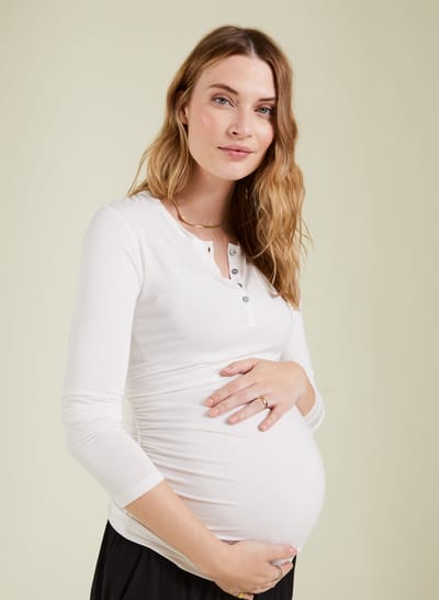 Isabella Oliver The Essentials Henley Maternity Top