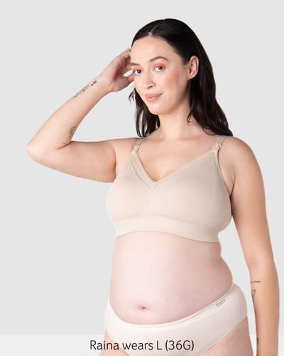 Hotmilk Lingerie Caress FlexFit Nursing Bra - Oat Busty