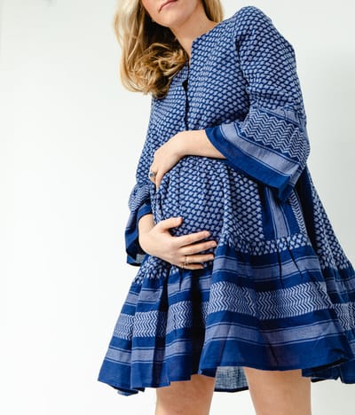 For The Creators Julia Dress Blueprint/Lavender Violet