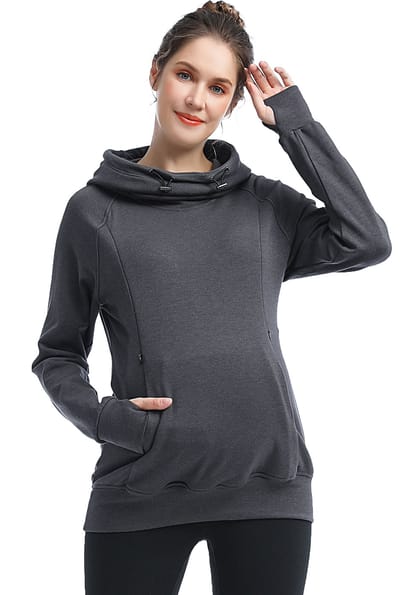 Kimi + Kai Kimi + Kai Maternity "Posie" Active Nursing Hoodie