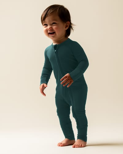 Kindred Bravely Bamboo Baby Pajama | Evergreen