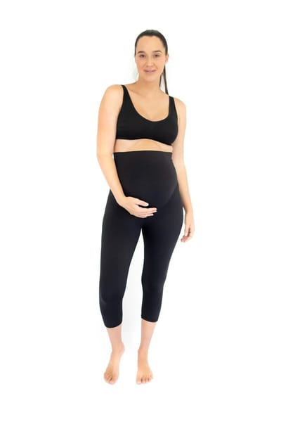 Emamaco 3/4 Maternity Leggings - Black FINAL SALE